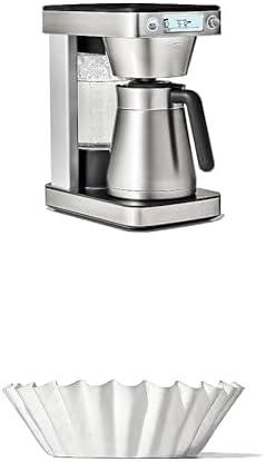 imageOXO Brew 12Cup Coffee Maker With Podless SingleServe FunctionSilverSilver
