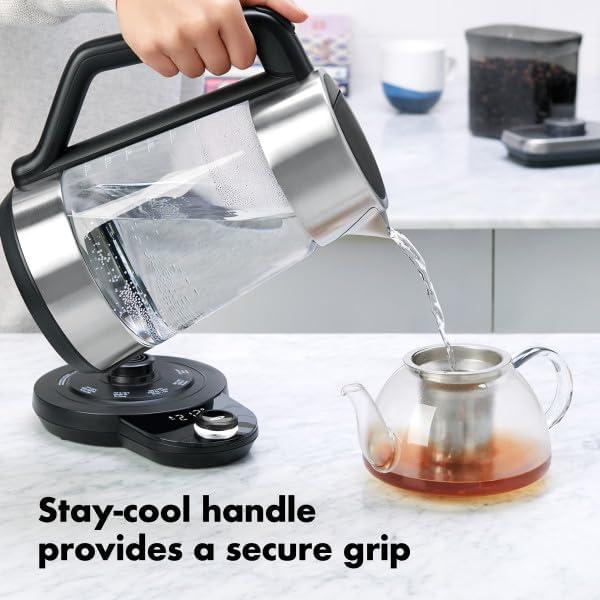 imageOXO Brew Adjustable Temperature Kettle Electric ClearAdjustable Temperature Kettle