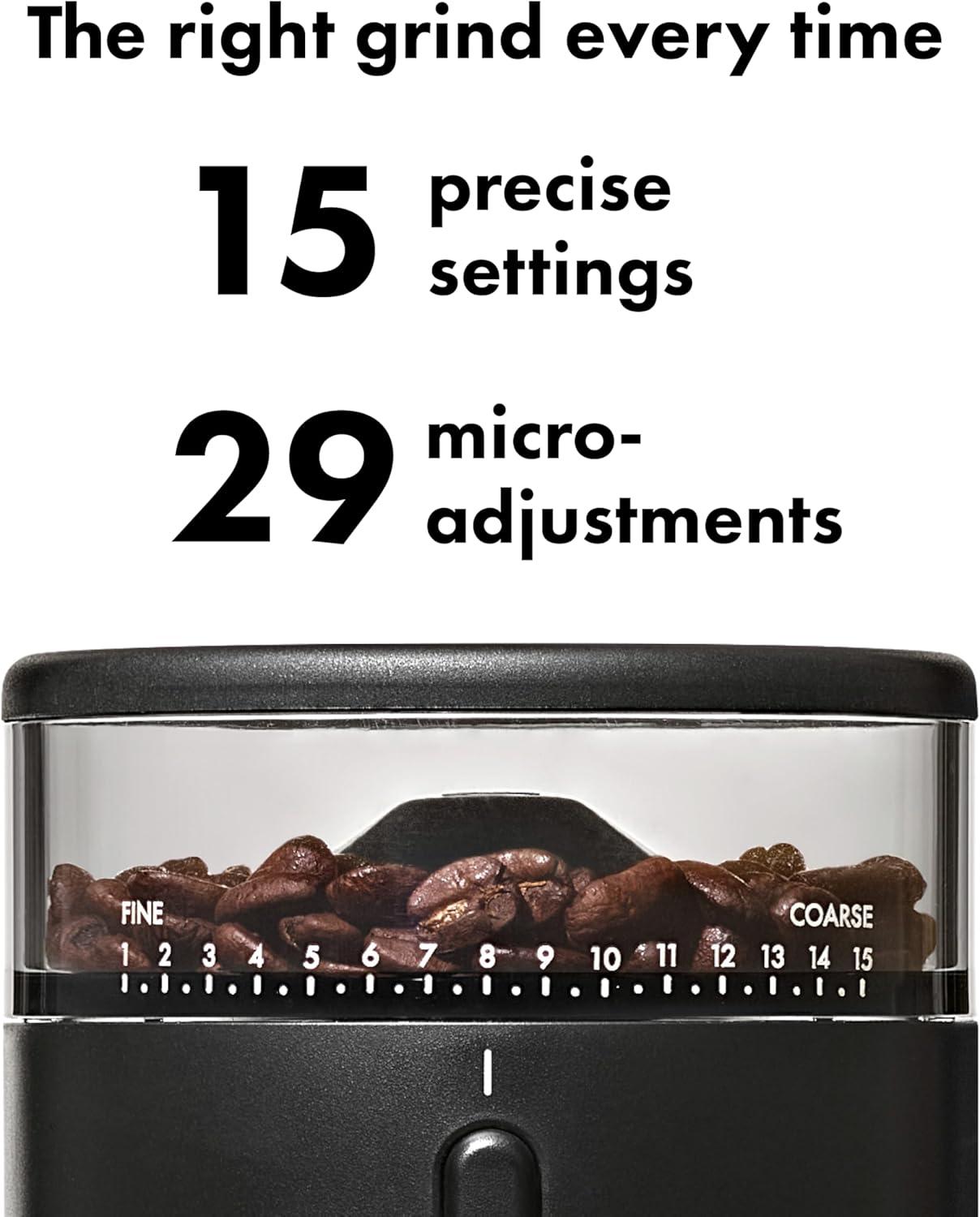 imageOXO Brew Compact Conical Burr Coffee Grinder