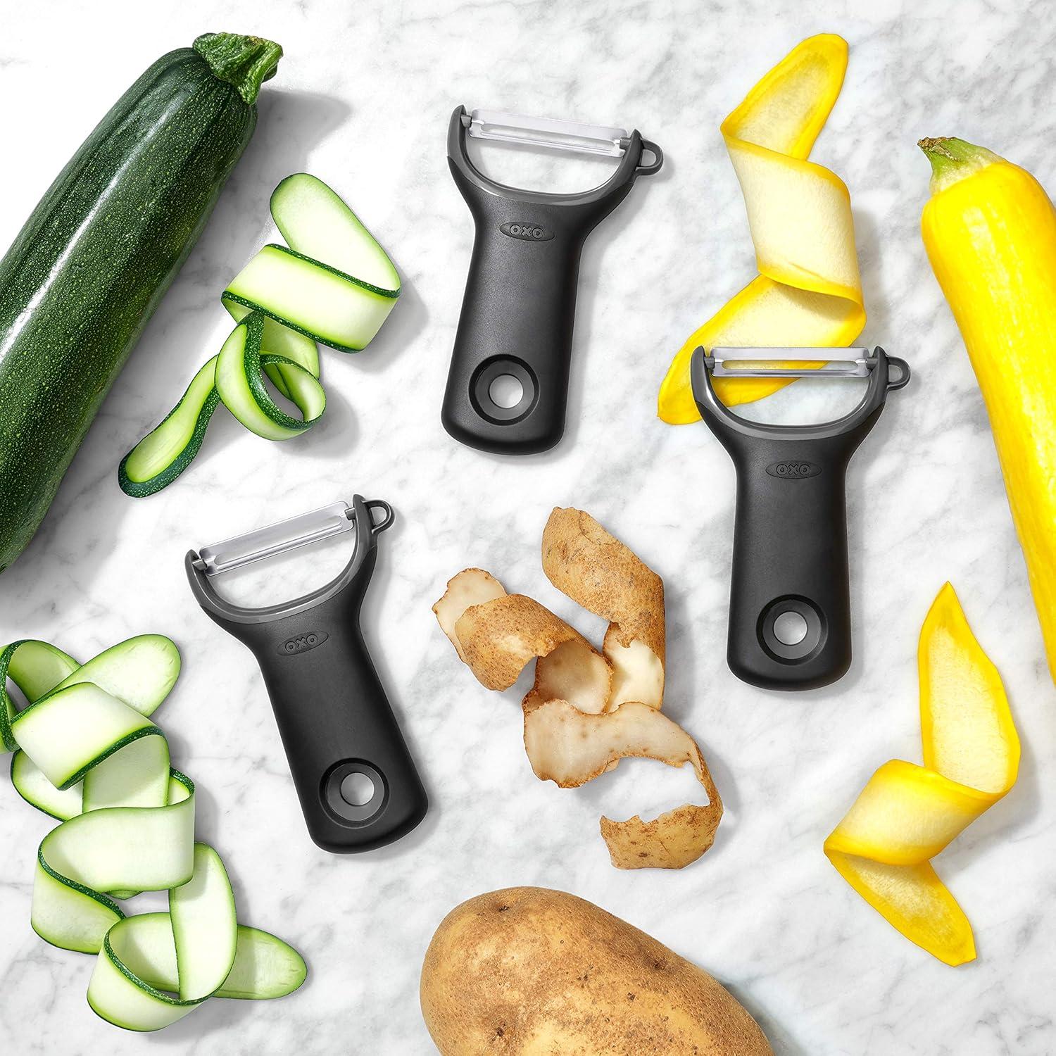 imageOXO Good Grips 3 Piece YPrep Peeler SetStraight Blade Set