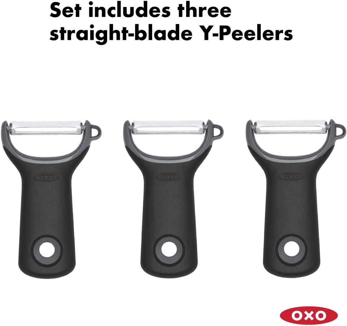 imageOXO Good Grips 3 Piece YPrep Peeler SetStraight Blade Set
