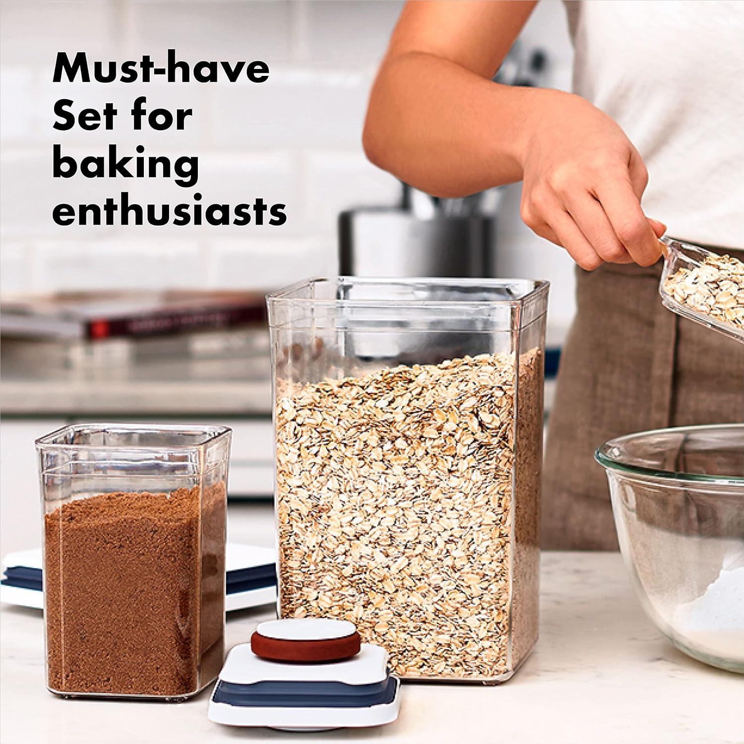 imageOXO Good Grips 8Piece Baking Essentials POP Storage Container SetBaking Set