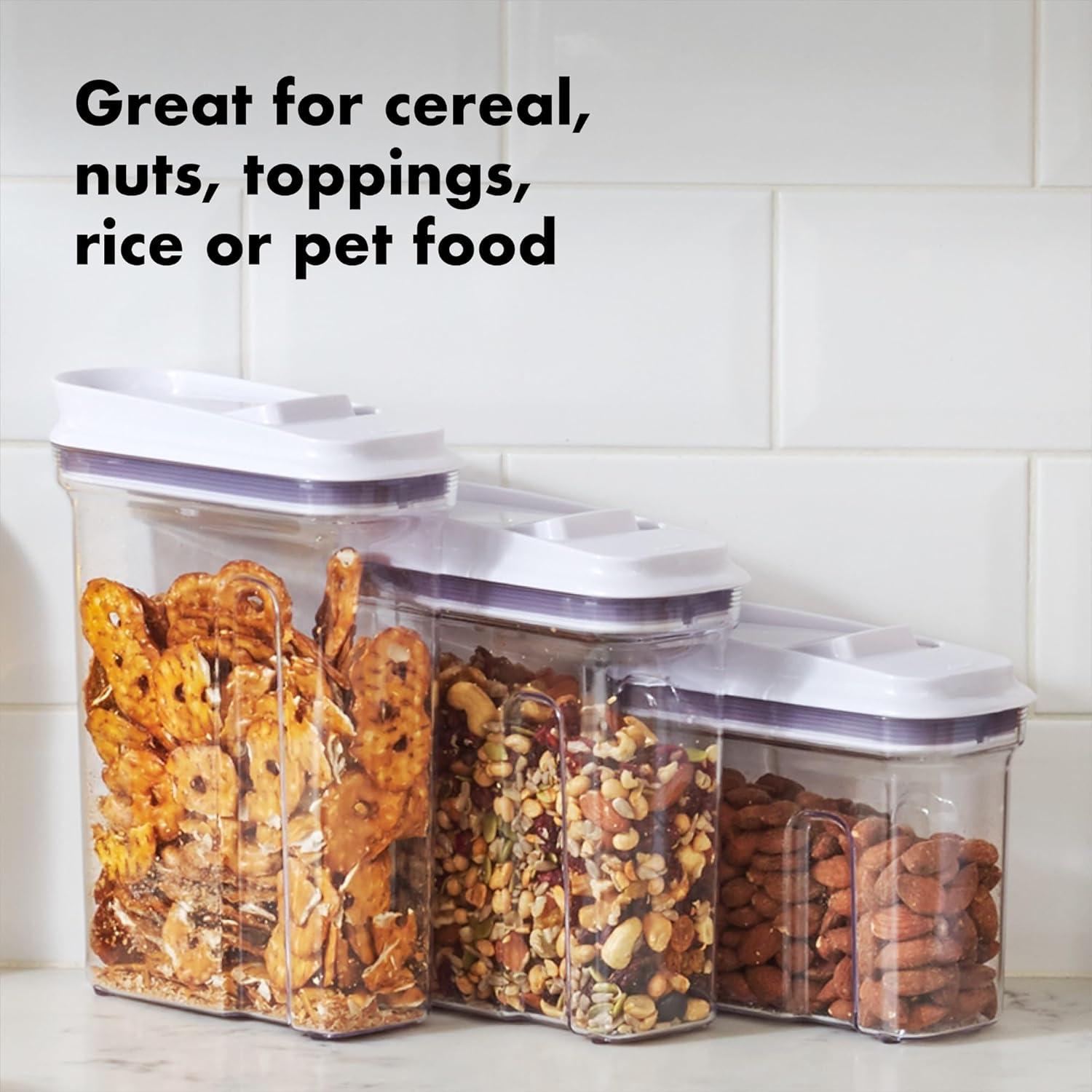 imageOXO Good Grips Airtight POP Large Cereal Dispenser 45 Qt1 Count Pack of 1
