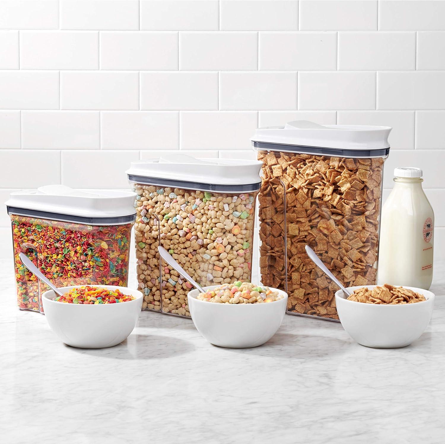 imageOXO Good Grips Airtight POP Large Cereal Dispenser 45 Qt1 Count Pack of 8