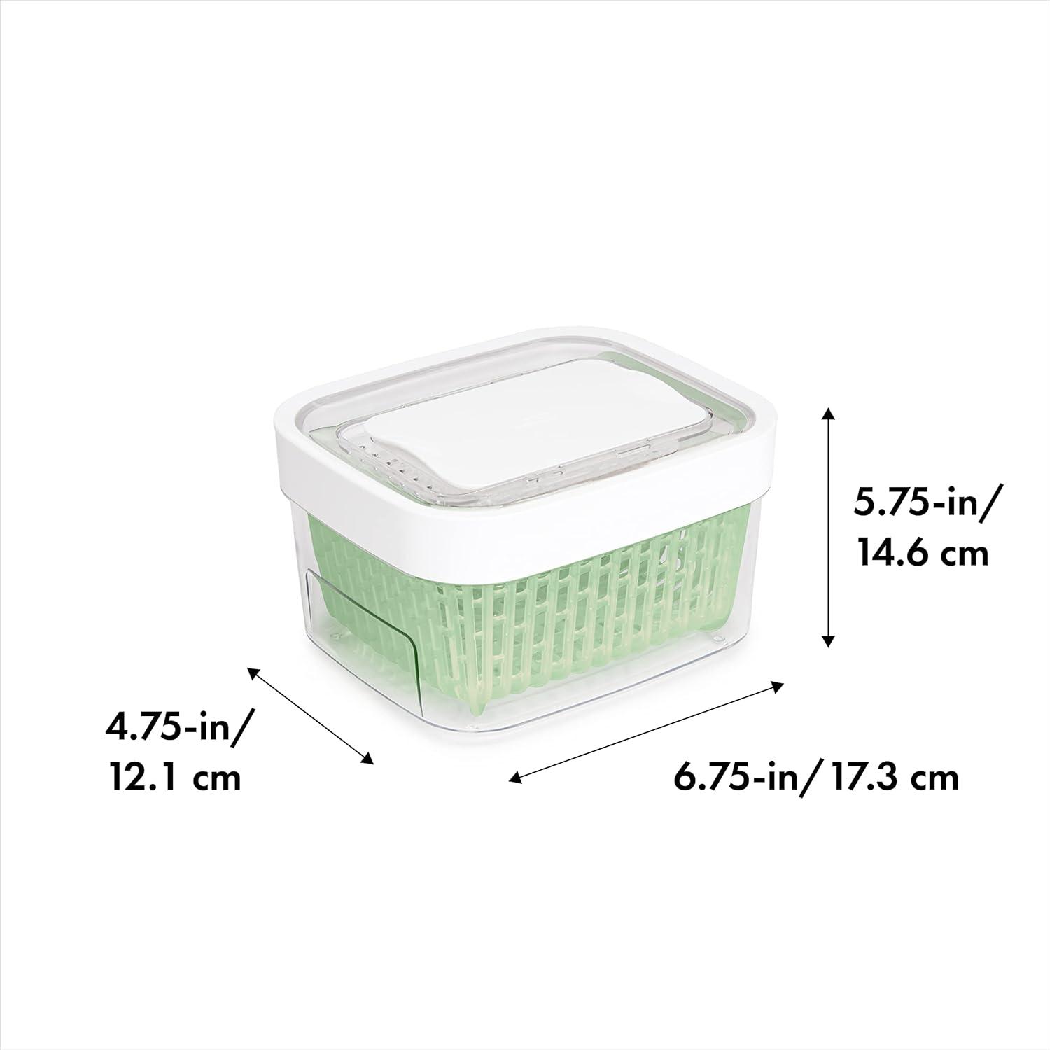 imageOXO Good Grips GreenSaver Produce Keeper 43 QtWhite16 QT Produce Keeper