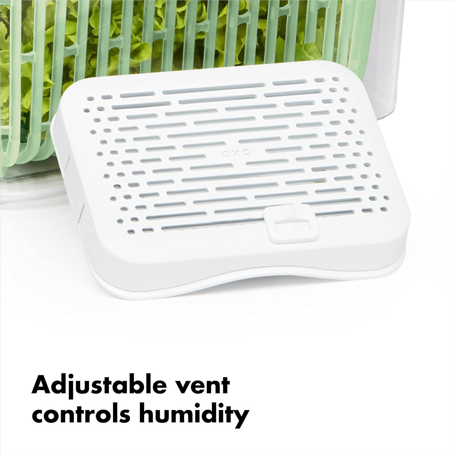 imageOXO Good Grips GreenSaver Produce Keeper 43 QtWhite16 QT Produce Keeper