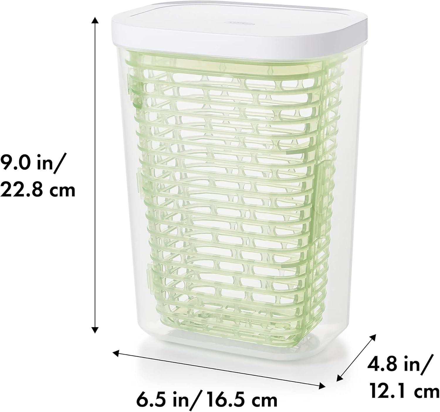 imageOXO Good Grips GreenSaver Produce Keeper 43 QtWhite28 QT Herb Keeper