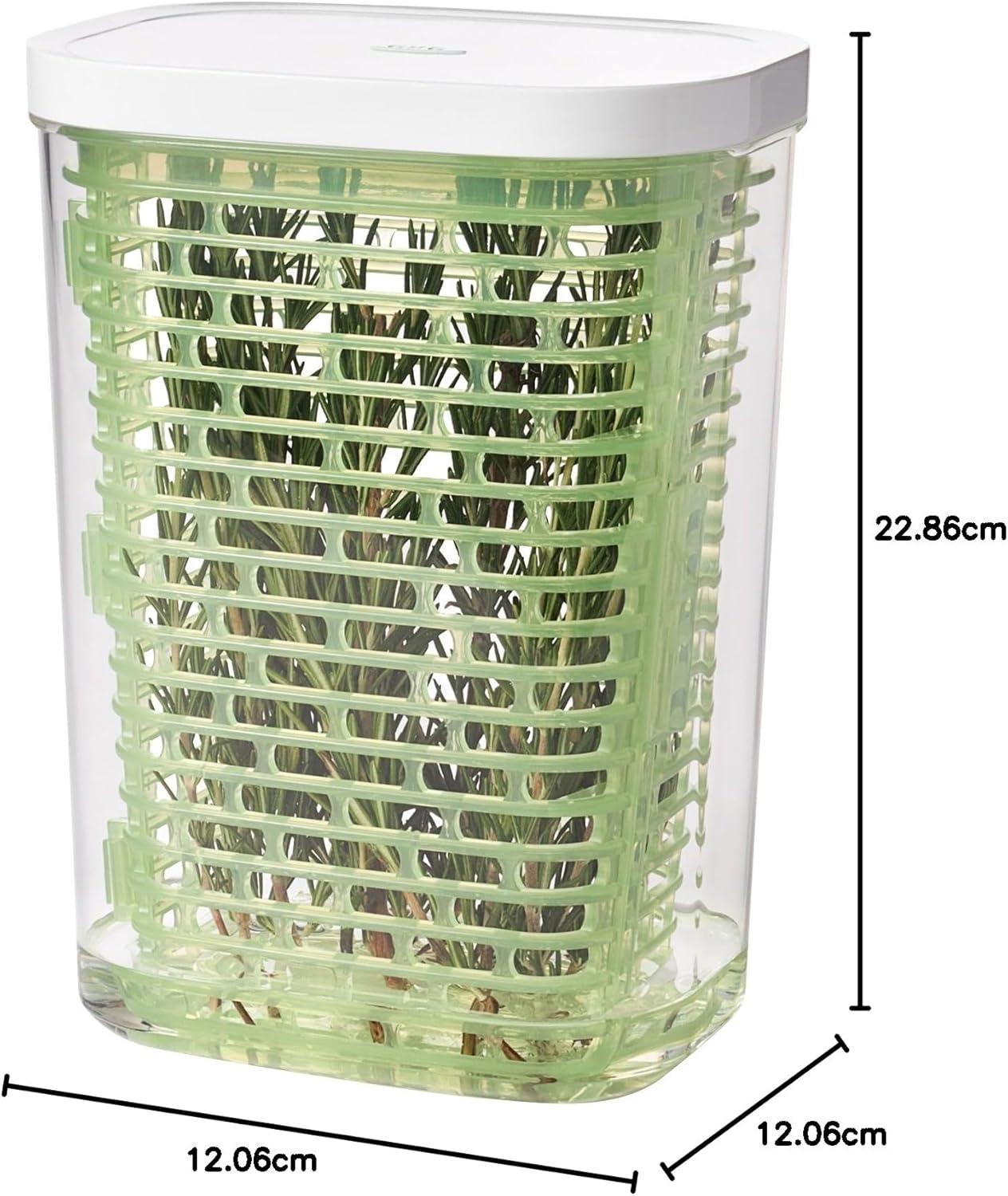 imageOXO Good Grips GreenSaver Produce Keeper 43 QtWhite28 QT Herb Keeper
