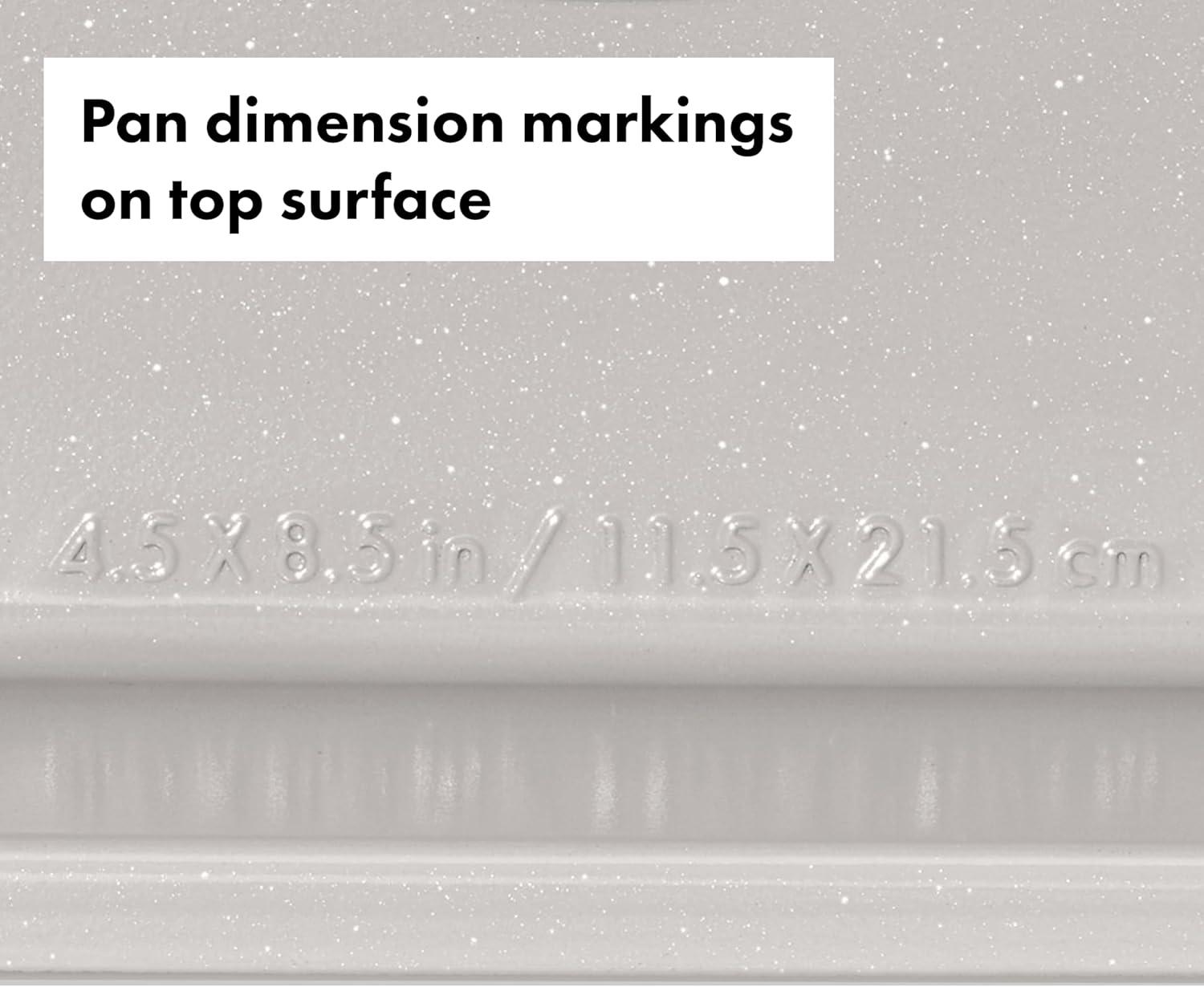 imageOXO Good Grips NonStick Pro Ceramic Coated Metal Bakeware Half Sheet Pan Storm BlueBiscuit