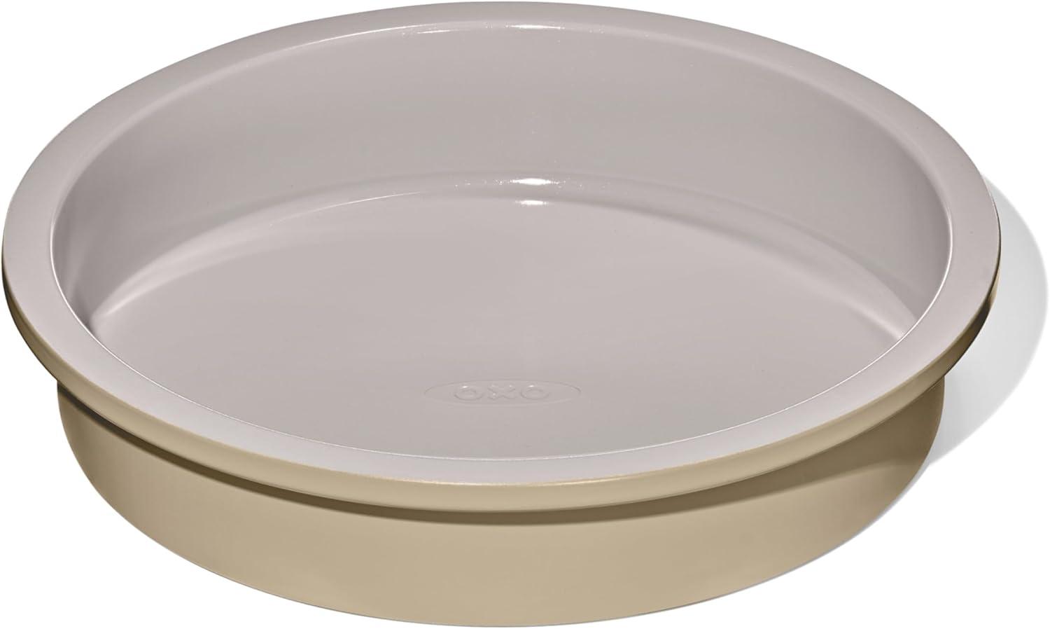 imageOXO Good Grips NonStick Pro Ceramic Coated Metal Bakeware Half Sheet Pan Storm BlueBiscuit