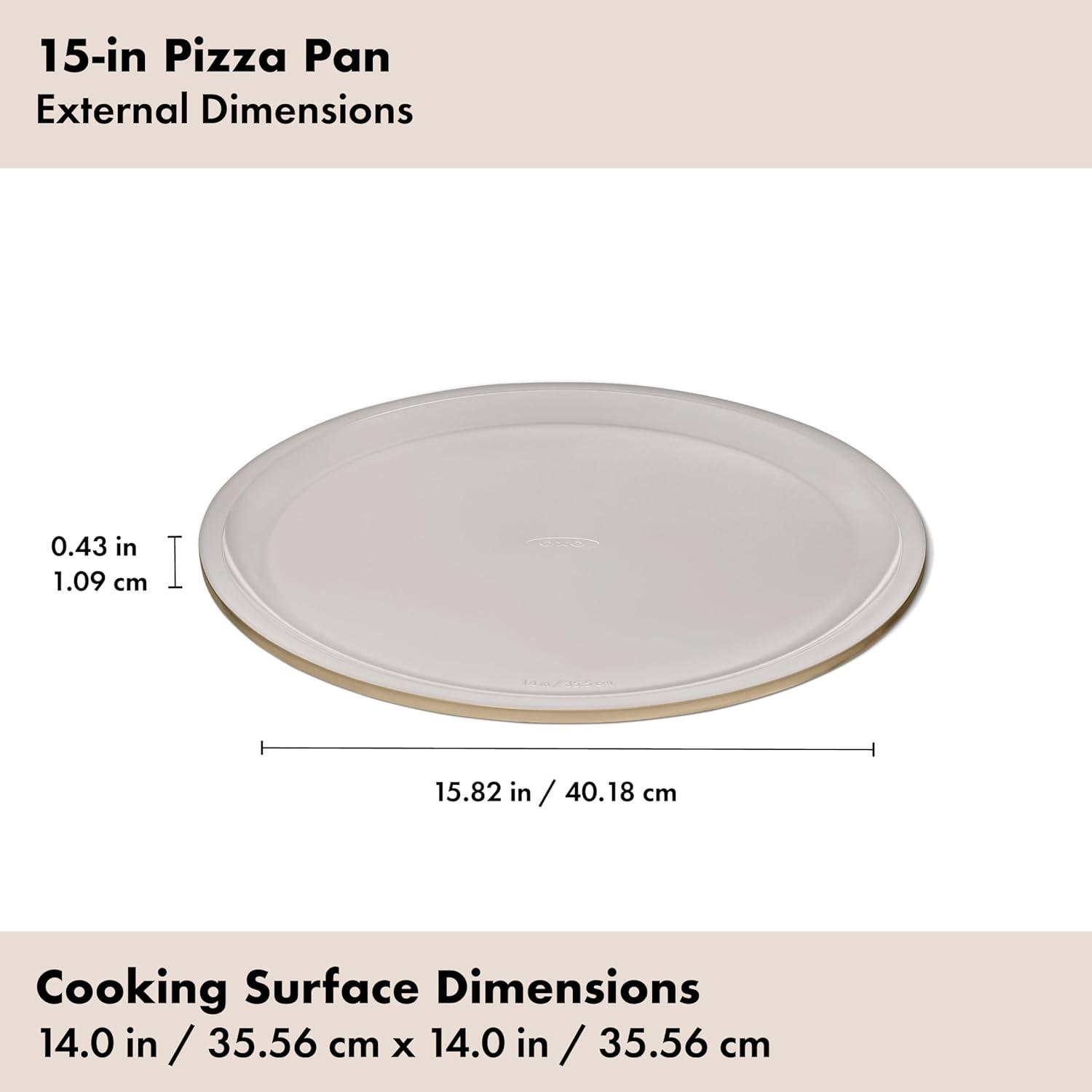 imageOXO Good Grips NonStick Pro Ceramic Coated Metal Bakeware Half Sheet Pan Storm BlueBiscuit