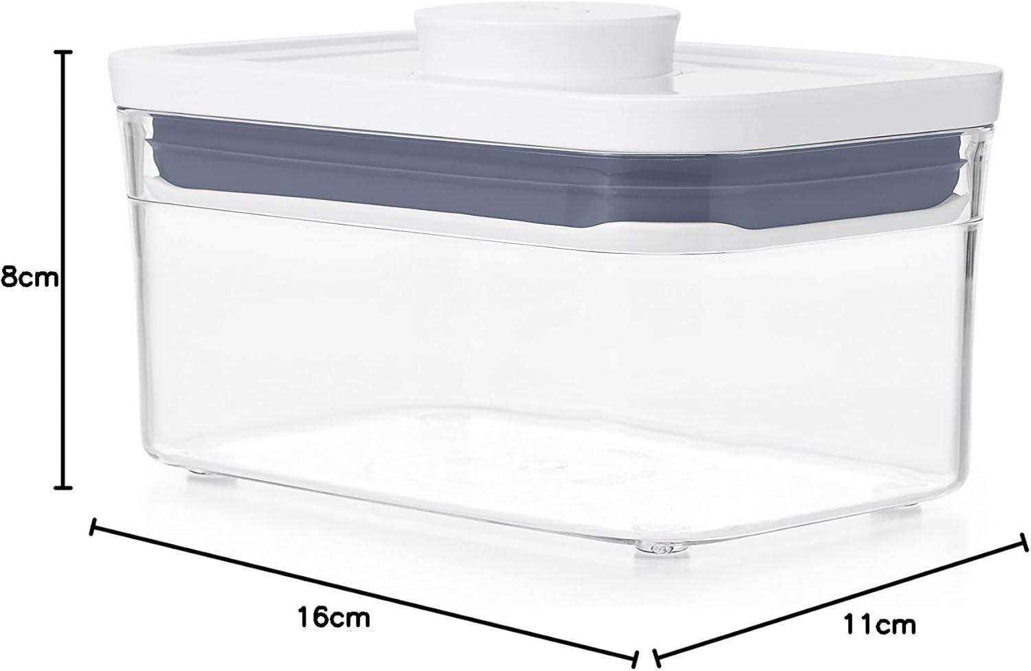 imageOXO Good Grips POP Container Airtight 17 Qt for Coffee and More Food Storage Rectangle Clear06 Qt Rectangle Tea