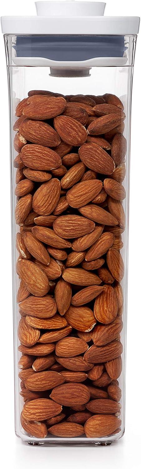 imageOXO Good Grips POP Container Airtight 17 Qt for Coffee and More Food Storage Rectangle Clear19 Qt Rectangle Granola Pack of 8