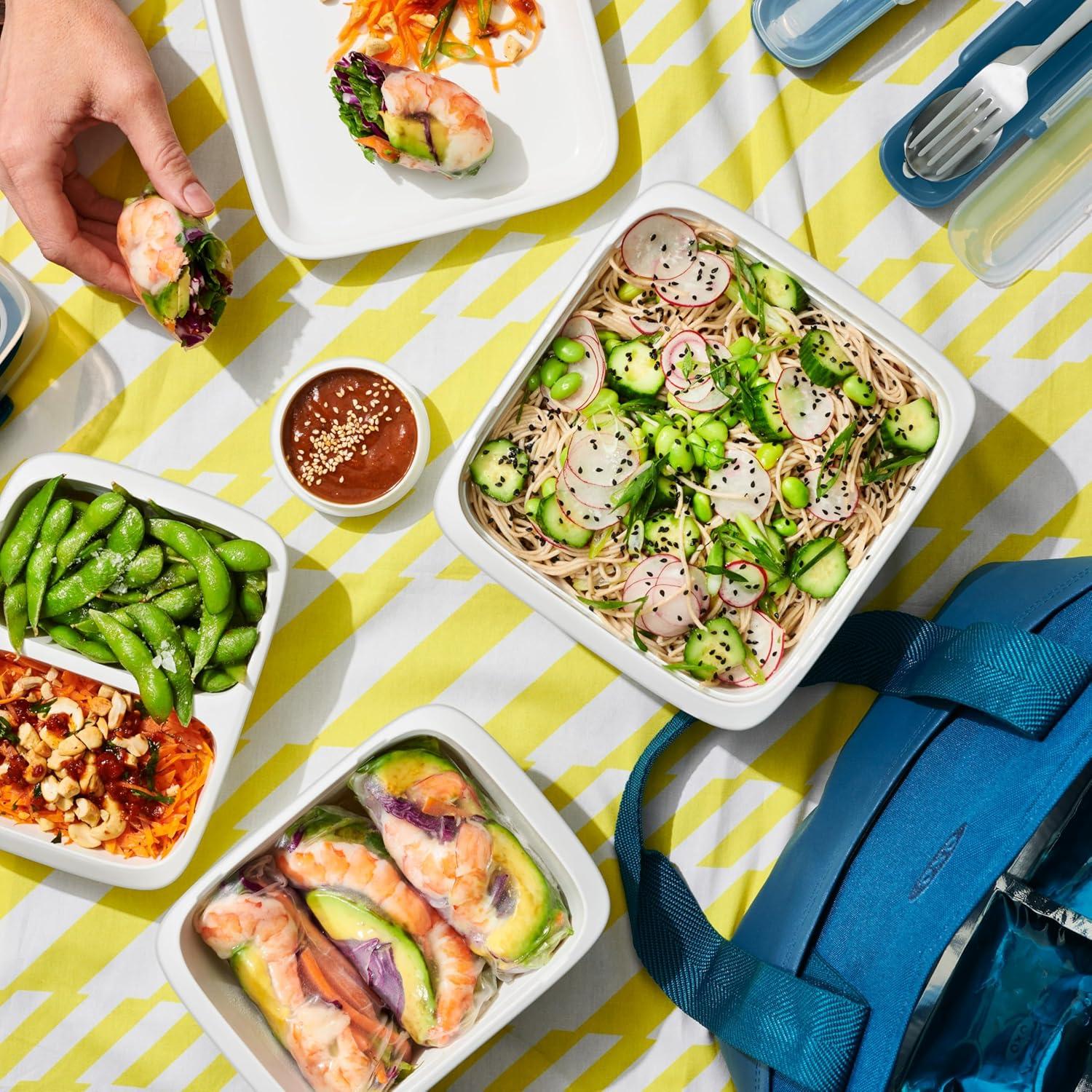 imageOXO Good Grips Prep ampamp Go 10 Piece Meal Prep SetOcean Blue