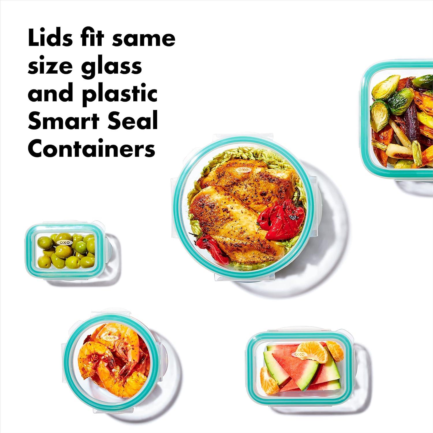 imageOXO Good Grips Smart Seal Leakproof Plastic Airtight Food Storage Container Set30 Piece