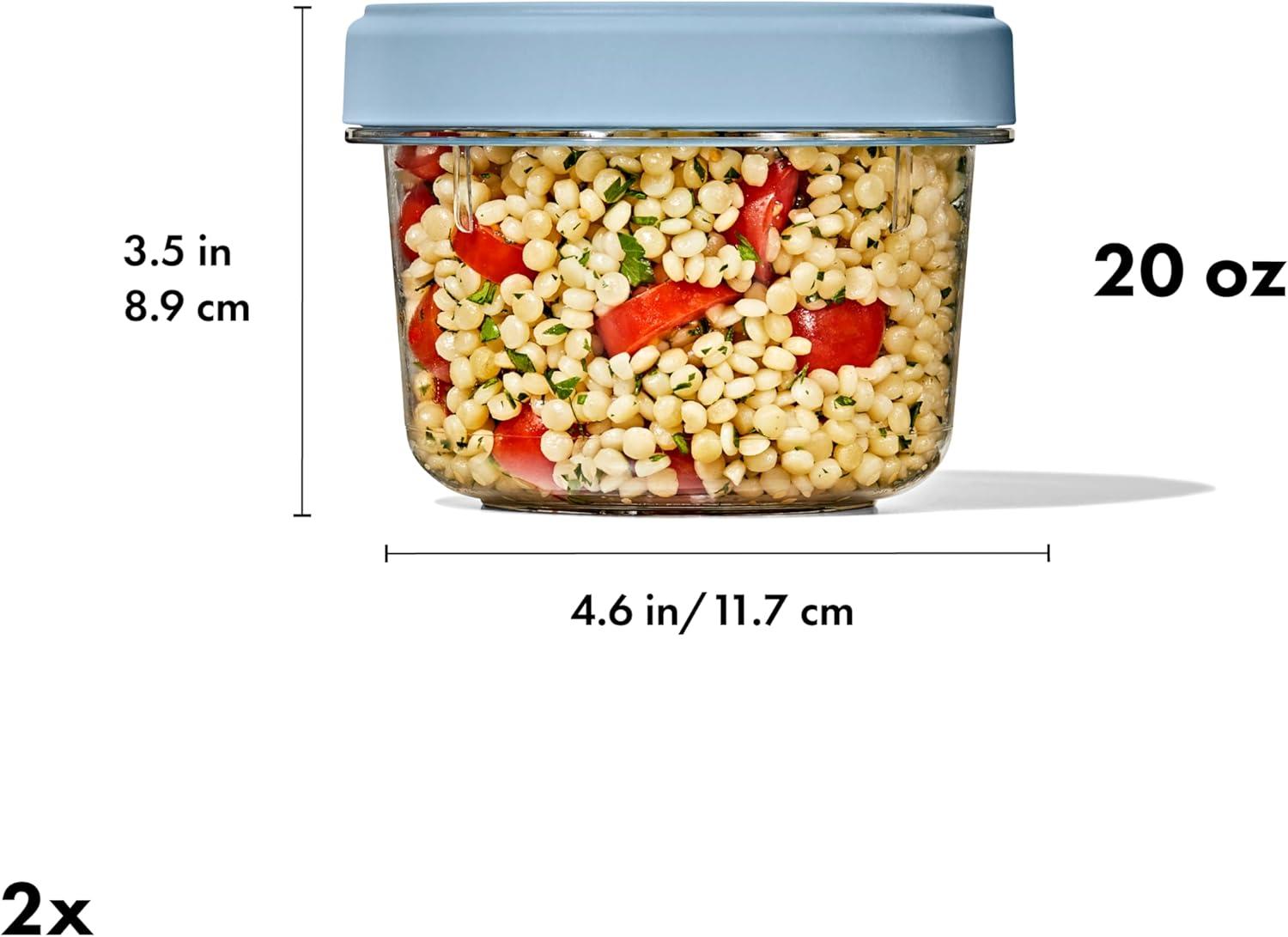 imageOXO Good Grips Twist ampamp Stack 12Piece Container Set20 oz