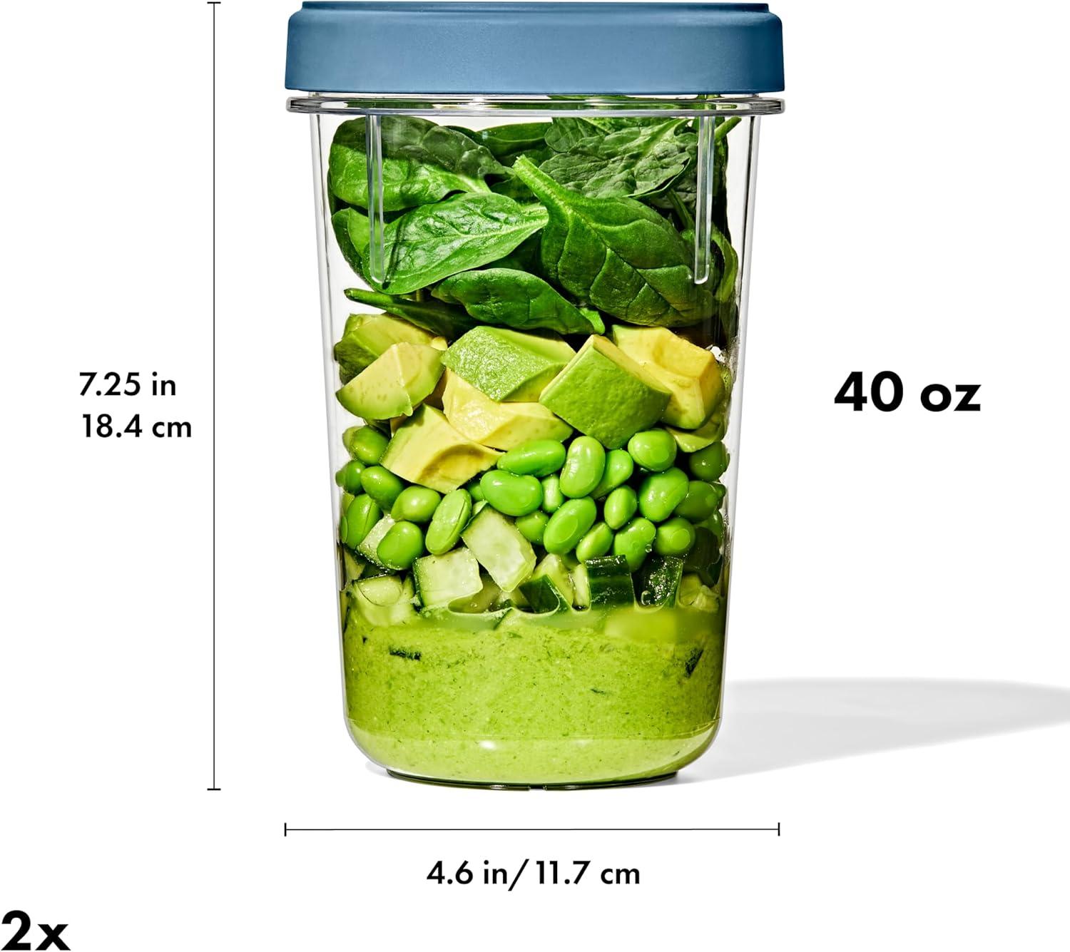 imageOXO Good Grips Twist ampamp Stack 12Piece Container Set40 oz