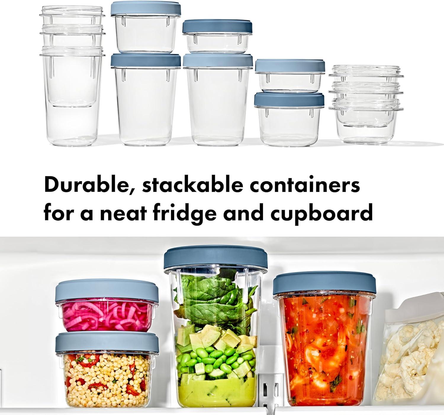 imageOXO Good Grips Twist ampamp Stack 12Piece Container Set5 oz