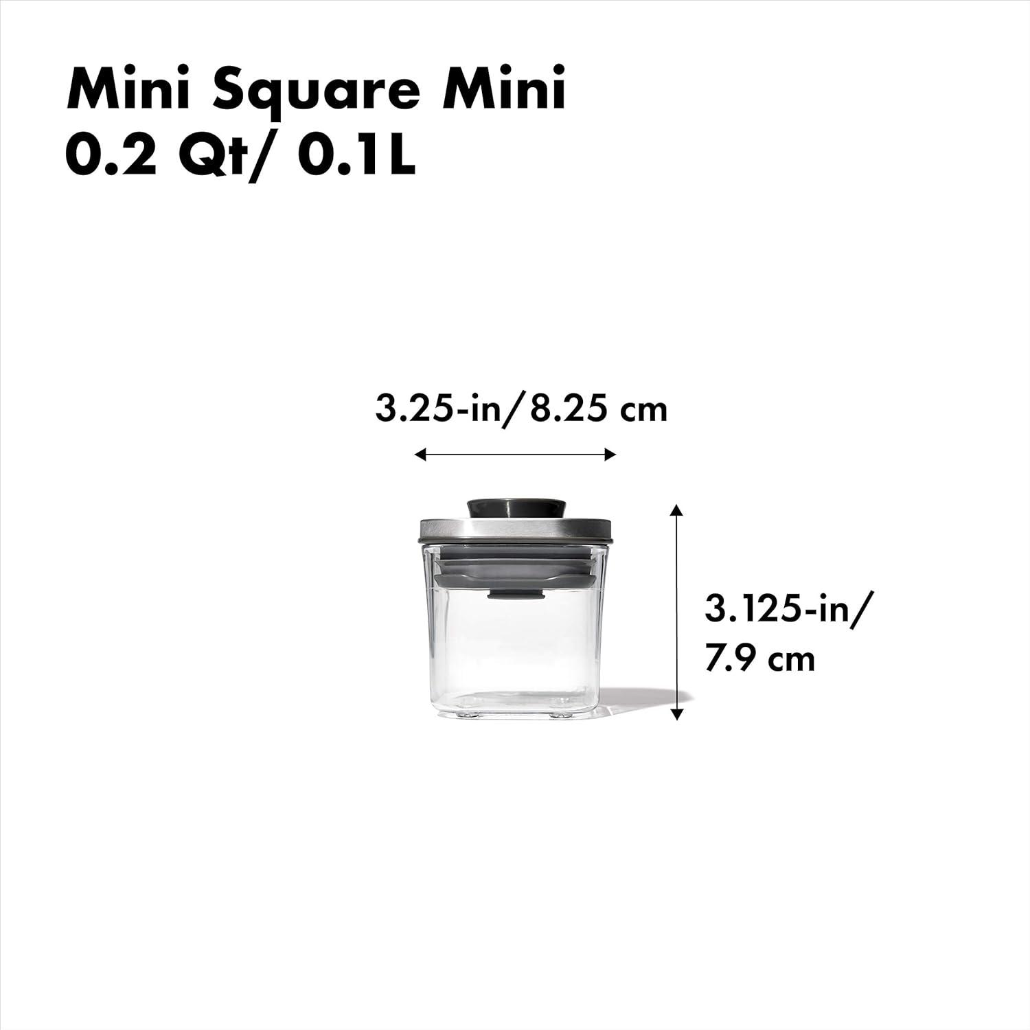 imageOXO STL POP MINI SQUARE MINI 02 QT02 L02 QT02 L