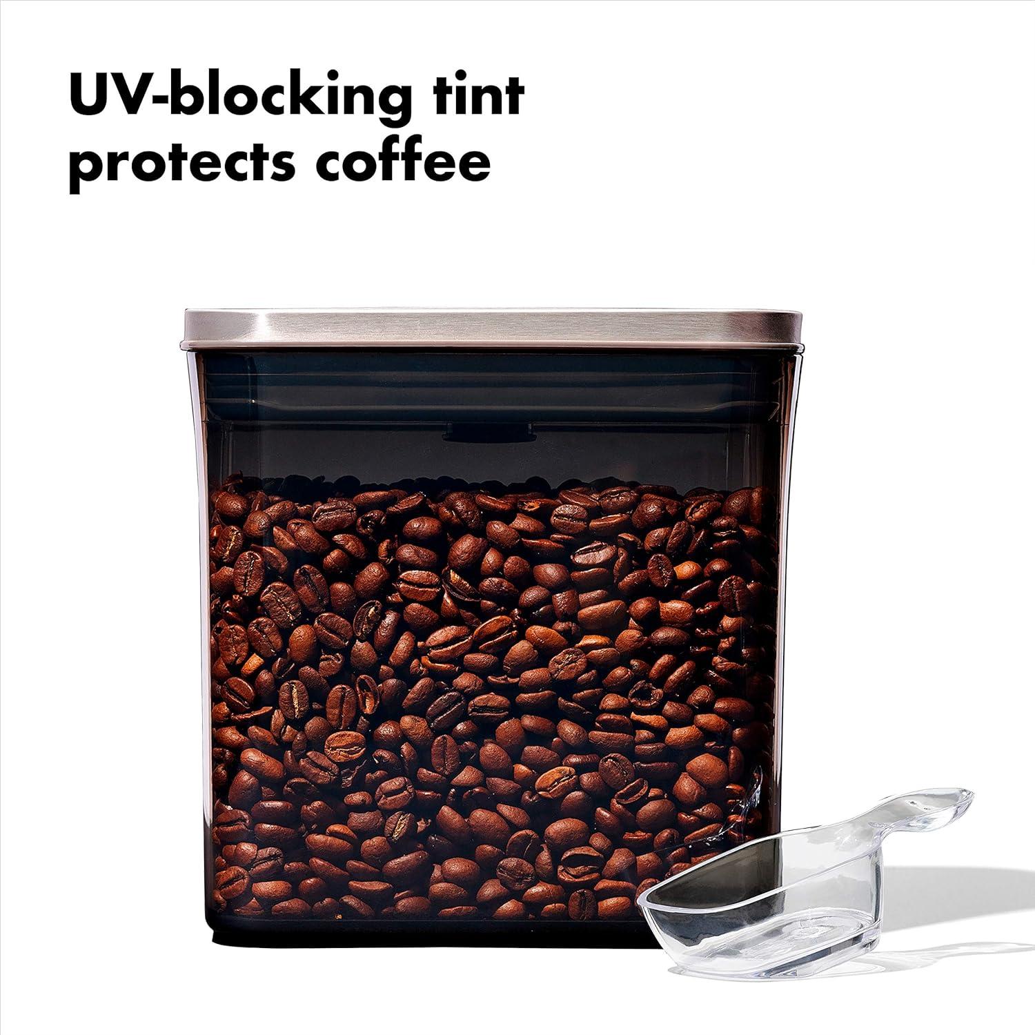 imageOXO STL POP MINI SQUARE MINI 02 QT02 L17 QT Coffee Container Pack of 8