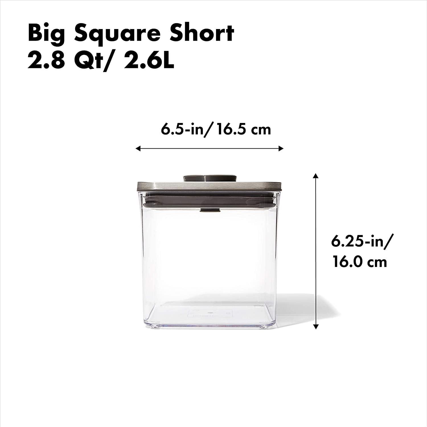 imageOXO STL POP MINI SQUARE MINI 02 QT02 L28 QT26 L