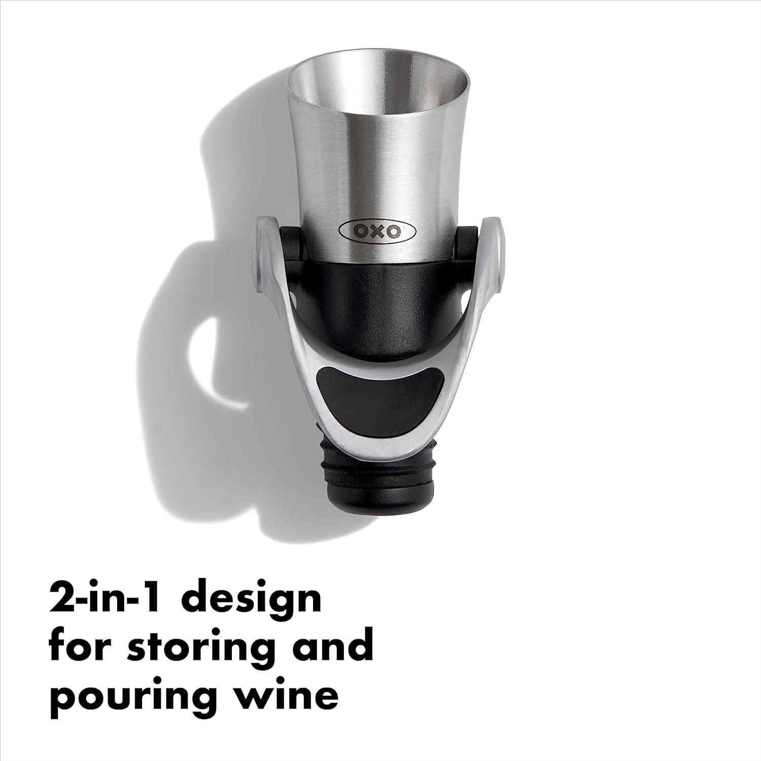 imageOXO SteeL Wine Stopper and Pourer