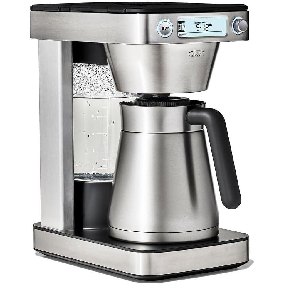 imageOXO Brew 12Cup Coffee Maker With Podless SingleServe FunctionSilverSilver