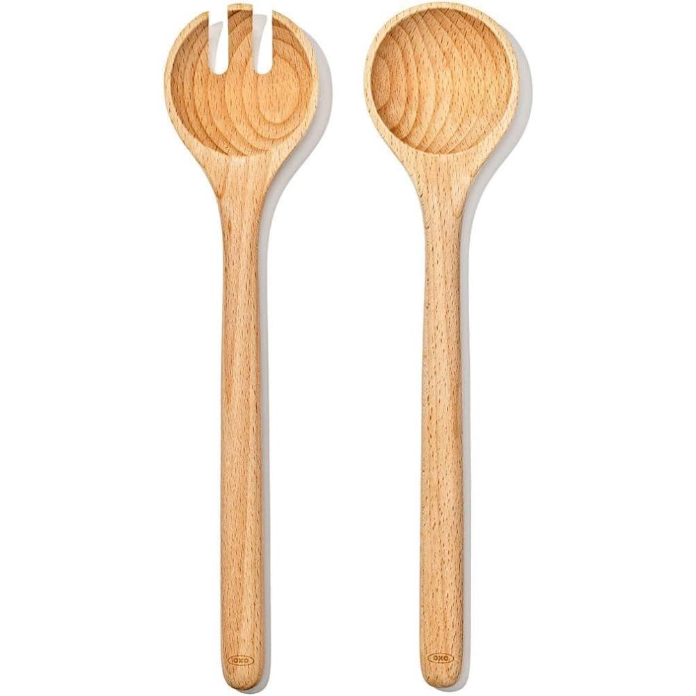 imageOXO Good Grips 3 Piece Wooden Utensil SetSalad Servers
