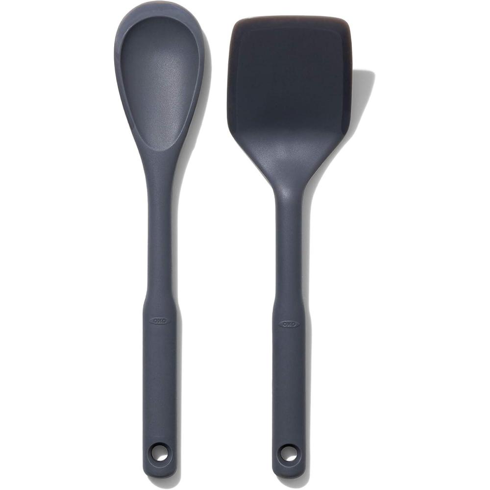 imageOXO Good Grips 3Piece Silicone Utensil Set Gray One size2Piece Set