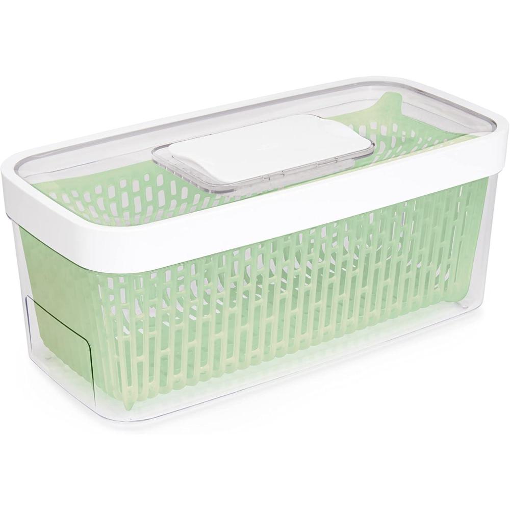 imageOXO Good Grips GreenSaver Produce Keeper 43 QtWhiteLarge 5 QT Produce Keeper