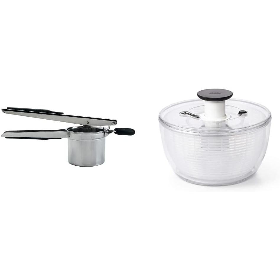 imageOXO Good Grips Stainless Steel Potato RicerSilver  NonAdjustable