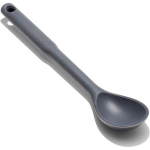 OXO Good Grips 3-Piece Silicone Utensil Set, Gray, One size(Spoon)