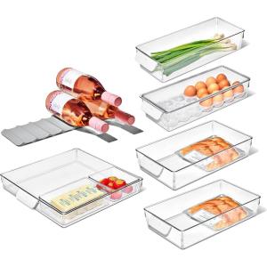 OXO Good Grips Fridge Organization Set 8 Count(Pack of 1)(8 Count(Pack of 1))