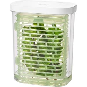 OXO Good Grips GreenSaver Produce Keeper – 4.3 Qt,White(1.8 QT Herb Keeper)