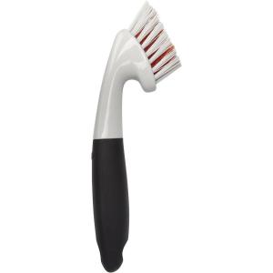 OXO Good Grips Grout Brush & Heavy Duty Scrub Brush Combo Set; Tough, Durable bristles Cut Through Grime and soap scum; Ideal for tubs, Tile Walls, countertops and Floors(Grout Brush)