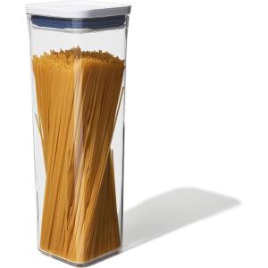 OXO Good Grips POP Container – 4.4 Qt/4.2 L, Airtight Food Storage Containers(2.3 Qt – Square – Spaghetti)