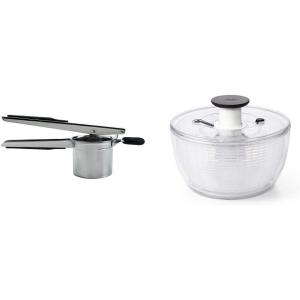 OXO Good Grips Stainless Steel Potato Ricer(Silver  Non-Adjustable)