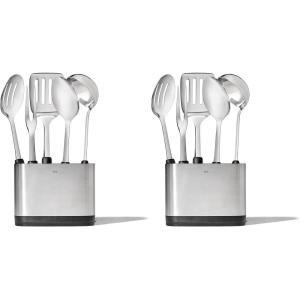 OXO Good Grips Stainless Steel Prep & Serve Kitchen Tool 6pc Set(Stainless Steel)