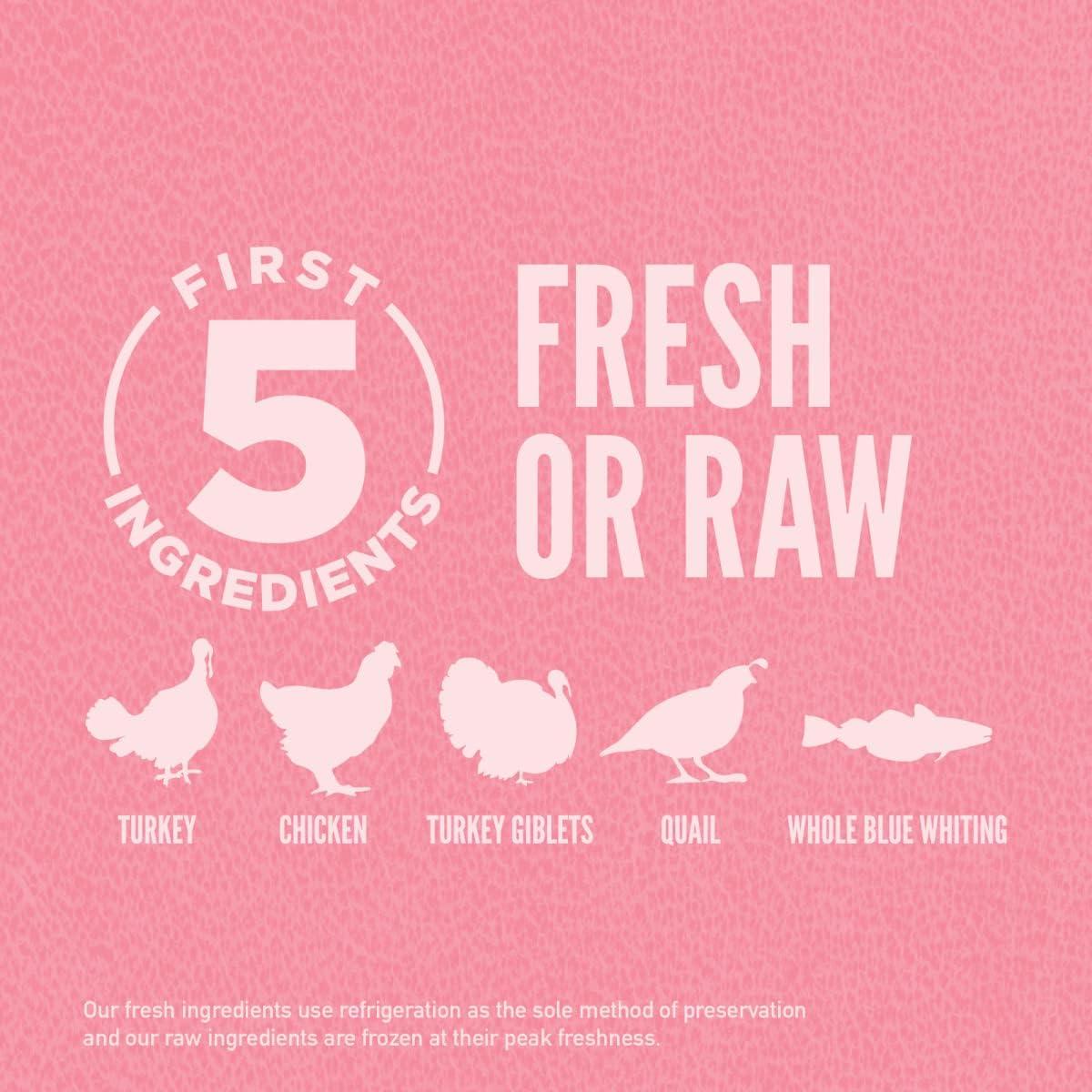 imageORIJEN Dog Small Breed Recipe 4lb and OXO Good Grips Pet POP Container 44 Qt