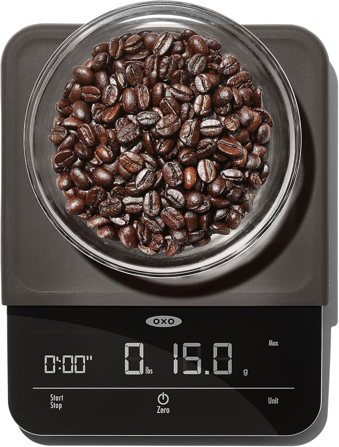imageOXO Brew 6 Lb Precision Coffee Scale with Timer Black