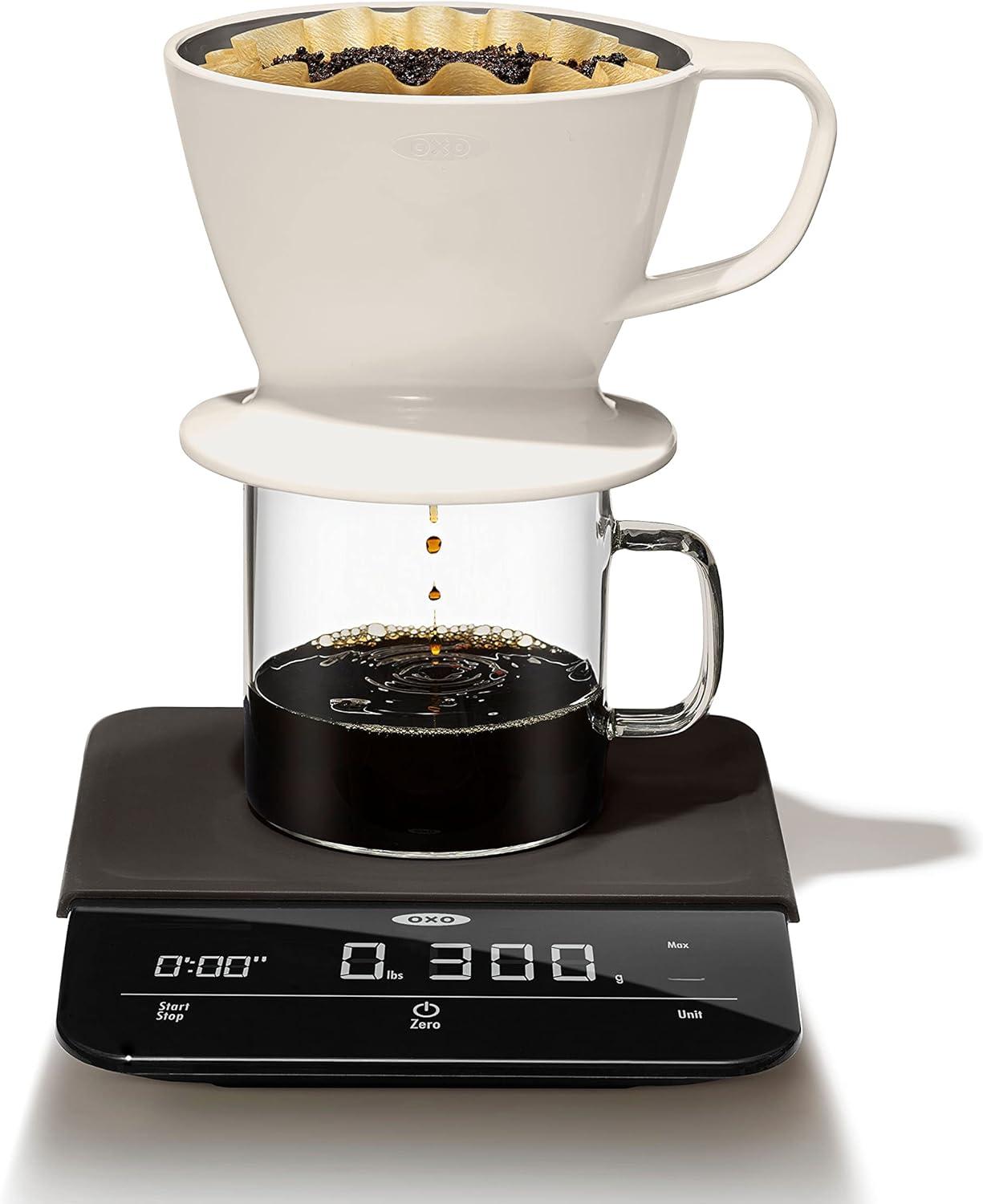 imageOXO Brew 6 Lb Precision Coffee Scale with Timer Black