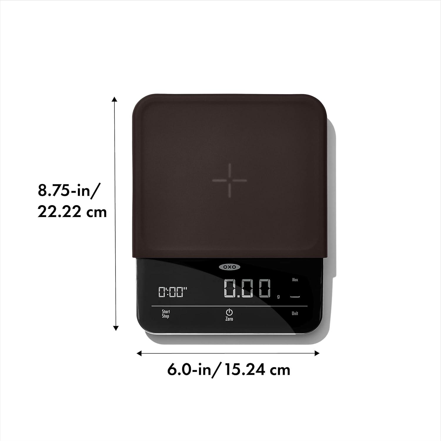 imageOXO Brew 6 Lb Precision Coffee Scale with Timer Black