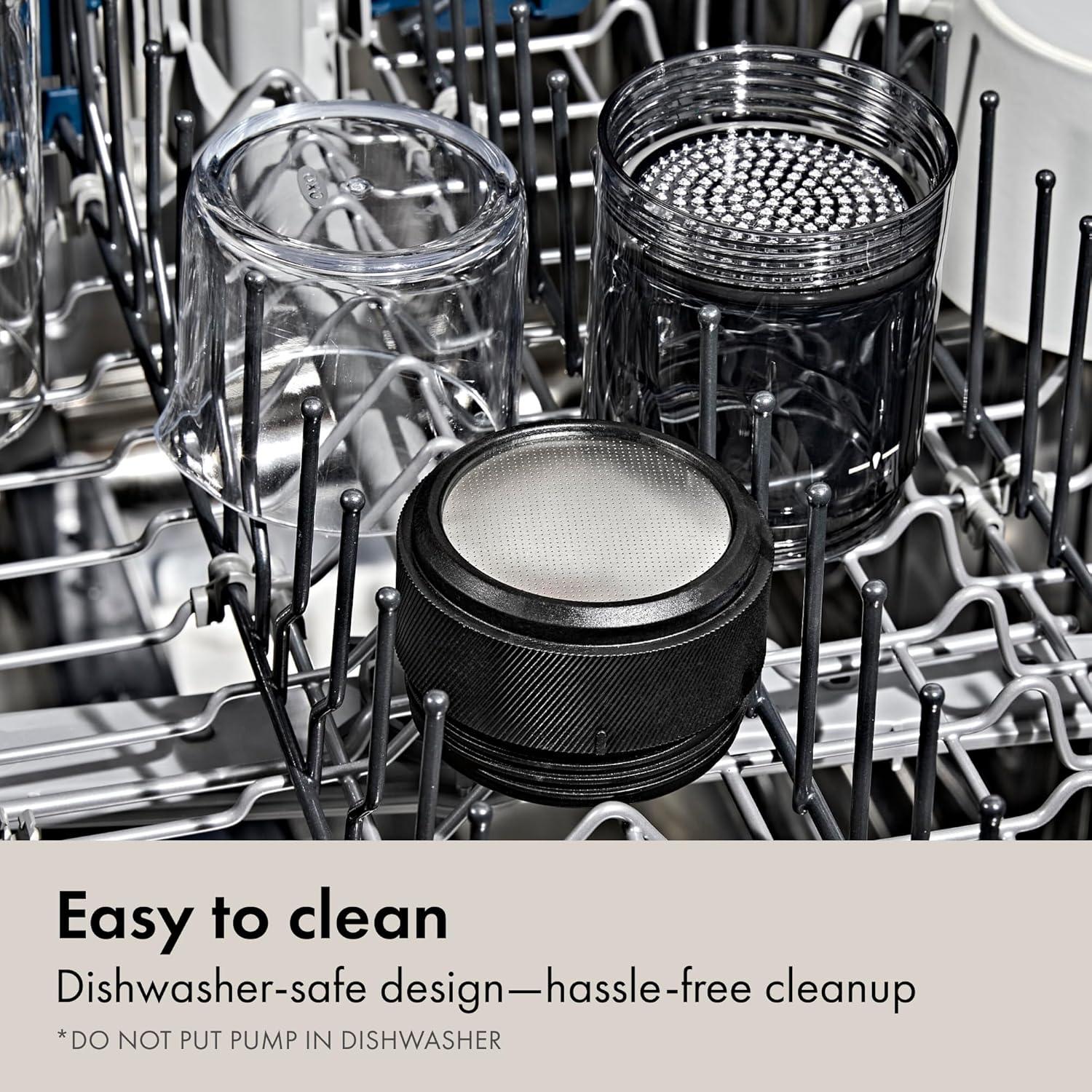 imageOXO Brew Rapid Brewer Portable Coffee Maker Fast Manual Hot ampamp Cold Brew Small Handheld Brewer Compact Travel Coffee MakerOne Size