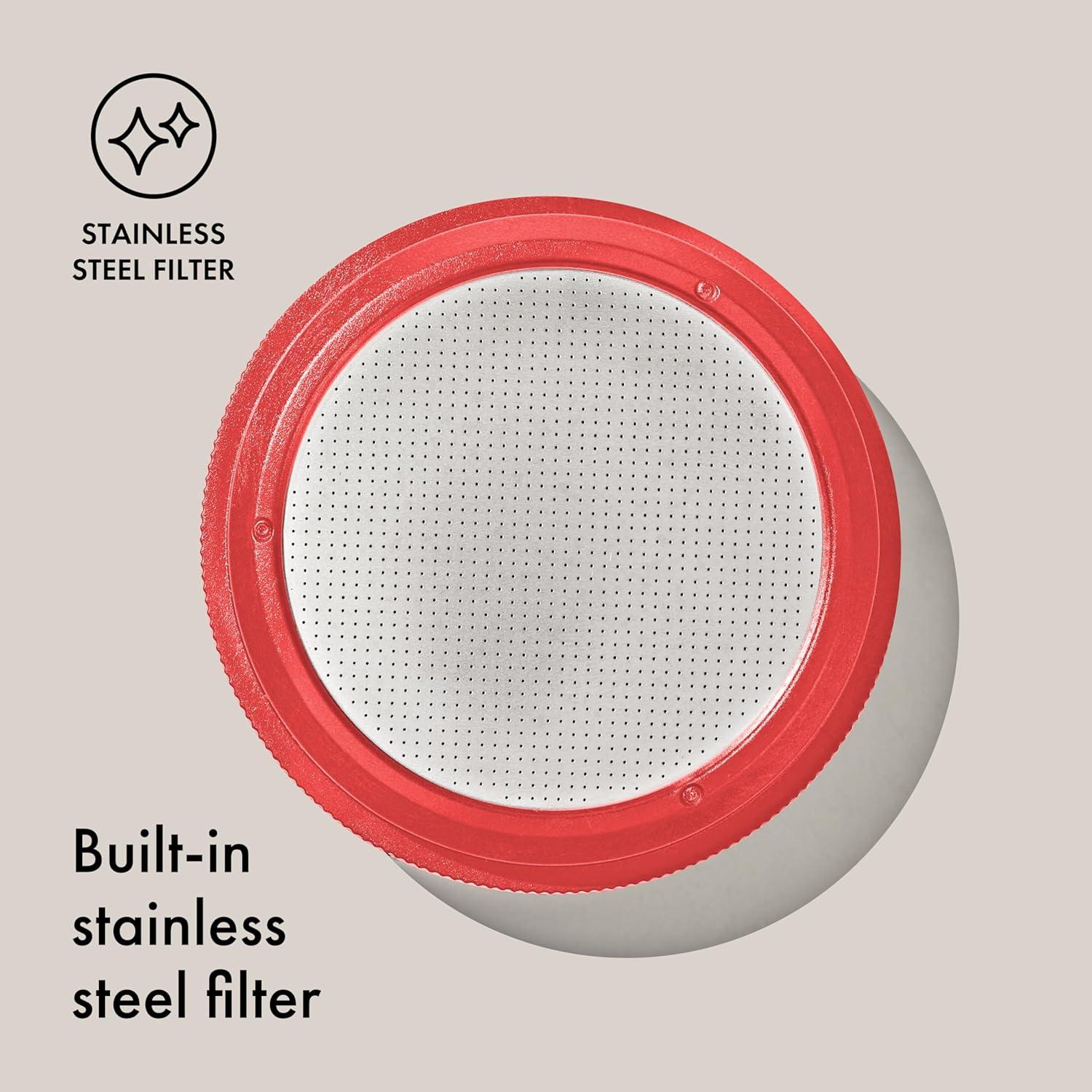 imageOXO Brew Rapid Brewer Portable Coffee Maker Fast Manual Hot ampamp Cold Brew Small Handheld Brewer Compact Travel Coffee MakerOne Size