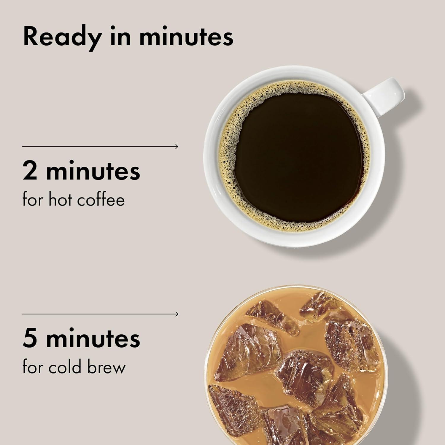 imageOXO Brew Rapid Brewer Portable Coffee Maker Fast Manual Hot ampamp Cold Brew Small Handheld Brewer Compact Travel Coffee MakerOne Size