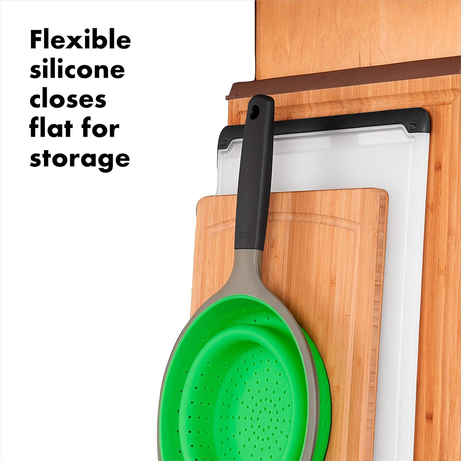 imageOXO Collapsible Colander 35 quart Green2 quart