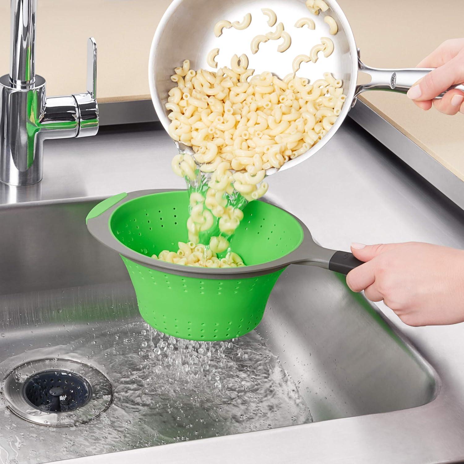 imageOXO Collapsible Colander 35 quart Green2 quart