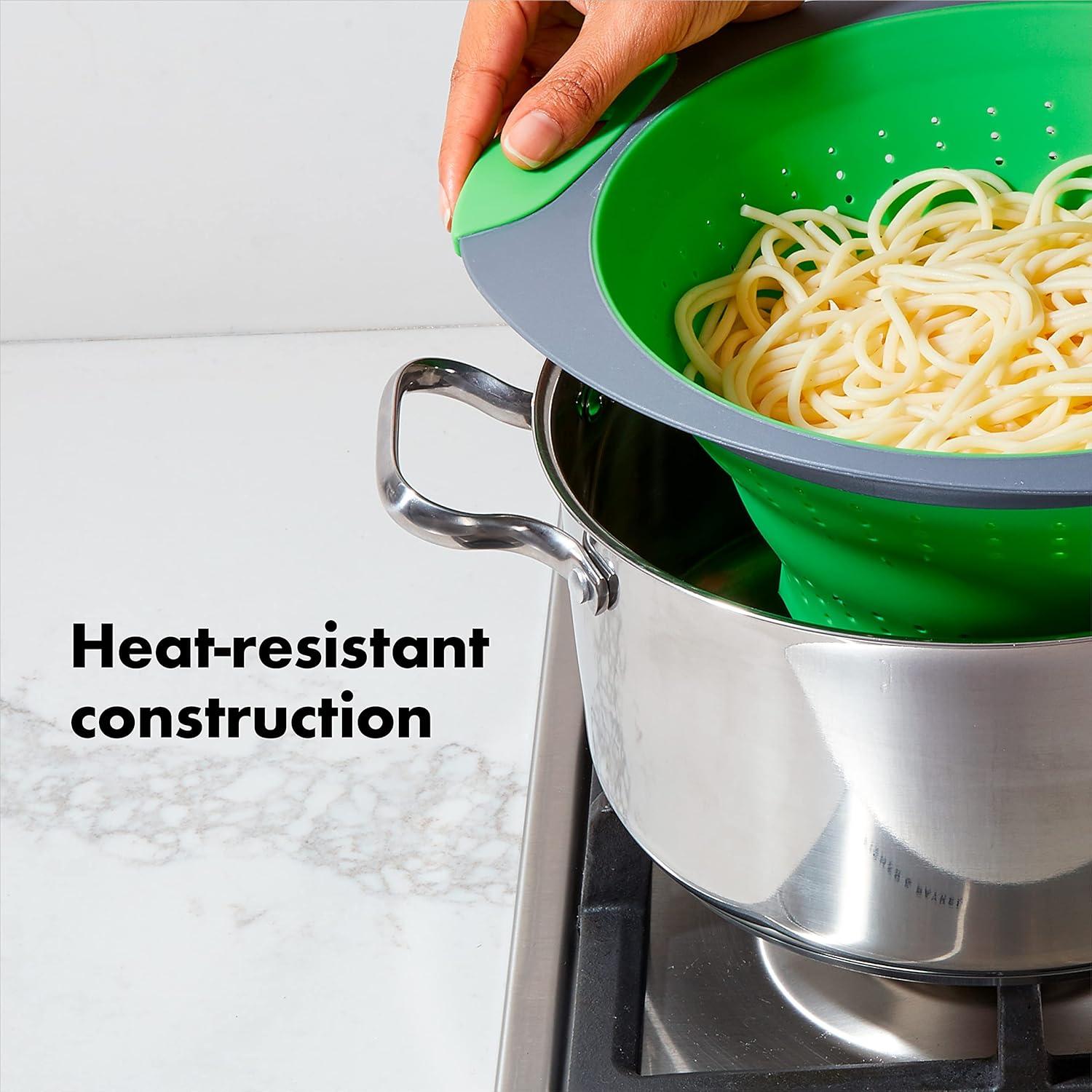 imageOXO Collapsible Colander 35 quart Green35 quart