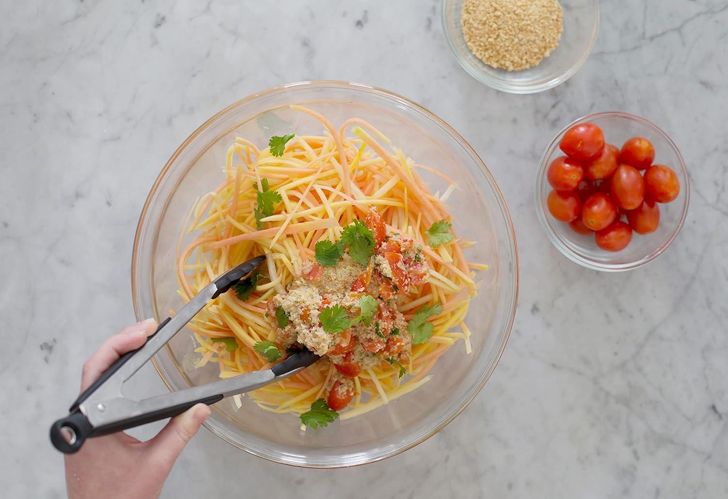 imageOXO Good Grips 12Inch StainlessSteel Locking Tongs9Inch Standard