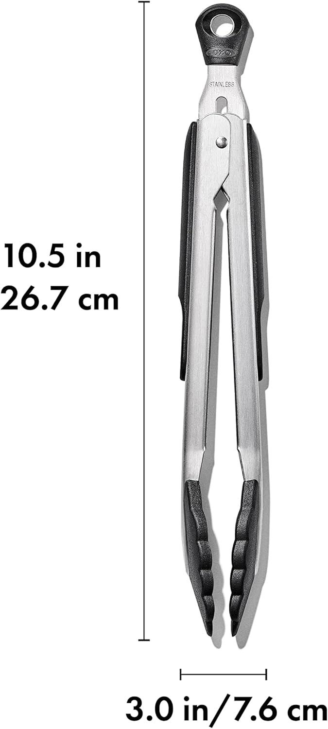 imageOXO Good Grips 12Inch Tongs With Nylon Heads9Inch Tongs